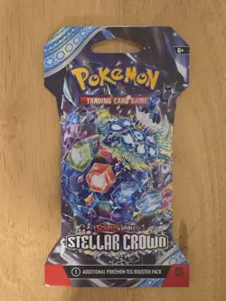 Pokemon TCG Stellar Crown Sleeved Booster Pack – 6 Packs – Factory Sealed - Image 5