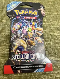 Pokemon TCG Stellar Crown Sleeved Booster Pack – 8 Packs – Factory Sealed - Image 5