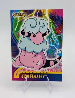 2001 Topps Johto Series Pokemon: Flaaffy #180 - Image 1