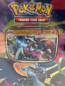 Pokemon Mega Charizard X & Y EX Tin Set - 1 of each - Factory Sealed - Image 5