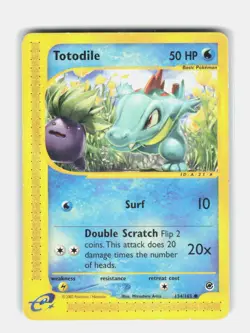 TOTODILE 134/165 COMMON EXPEDITION BASE SET POKEMON MP - Image 1