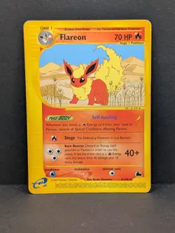 Flareon 8/144 Skyridge Regular Non-Holo Rare Pokemon TCG Nintendo MP - Image 1