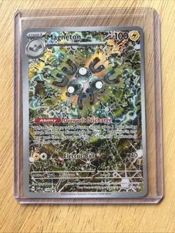 Magneton Pokemon SVP 159 Full Art Illustration Rare Black Star Promo NM - Image 2