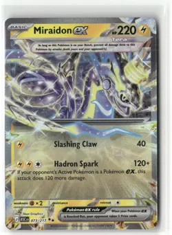 Pokemon Miraidon ex 073/217 Holofoil ME: Ascended Heroes Double Rare - Image 1