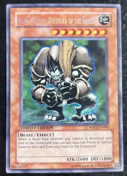 3x Green Baboon, Defender of the Forest RP02-EN099 Retro Pack 2 Limited Playset - Image 3
