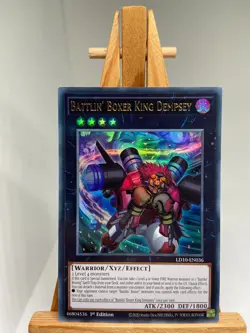 Battlin' Boxer King Dempsey - Ultra Rare 1st Edition LD10-EN036 - NM - YuGiOh - Image 1