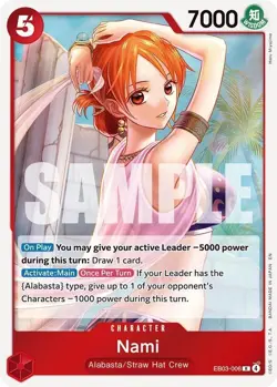 Nami (006) EB03-006 Extra Booster: One Piece Heroines Edition Foil - Image 1