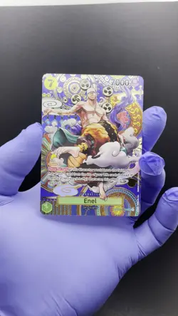 Enel OP05-100 SP SR - One Piece TCG - PACK FRESH TO SLEEVE - ✨MINT✨ - Image 2