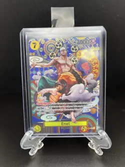 Enel OP05-100 SP SR - One Piece TCG - PACK FRESH TO SLEEVE - ✨MINT✨ - Image 4