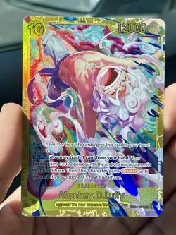One Piece TCG GOLD SEC Monkey D Luffy Adventure On Kami’s Island EB04-061 OP15 - Image 1