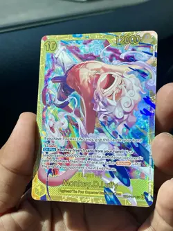 One Piece TCG GOLD SEC Monkey D Luffy Adventure On Kami’s Island EB04-061 OP15 - Image 3