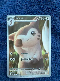 Furret - 168/159 - Pokemon Journey Together Illustration Rare NM (Pack Fresh!) - Image 1