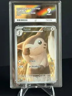 FURRET 168/159 Pokemon Journey Together Illustration Rare - ACE MINT 9 - Image 1