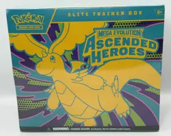 Pokemon TCG Mega Evolution Ascended Heroes ETB Elite Trainer Box New Sealed - Image 5