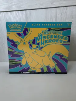 Pokemon TCG: Mega Evolution Ascended Heroes Elite Trainer Box (ETB) New & Sealed - Image 1
