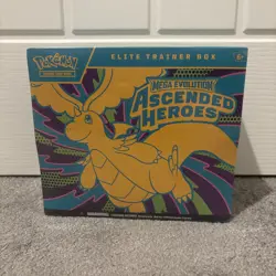 Pokemon TCG Mega Evolution Ascended Heroes Elite Trainer Box New Factory Sealed - Image 1