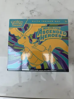 Pokemon TCG Mega Evolution Ascended Heroes Elite Trainer Box ETB New Sealed - Image 1
