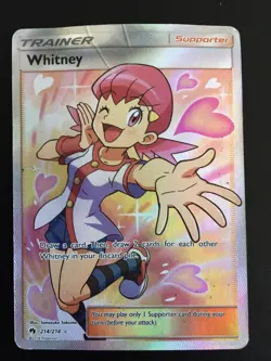 Pokemon TCG Card Whitney 214/214 Trainer, Ultra Rare. - Image 1