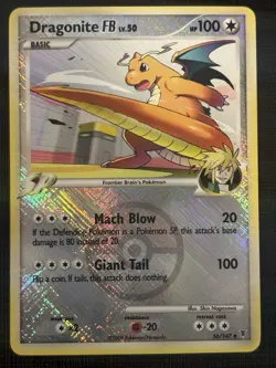2009 POKEMON LEAGUE & CHAMPIONSHIP CARDS PROMO DRAGONITE FB 056/147 REVERSE HOLO - Image 1