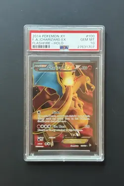 Charizard EX Full Art - 100/106 - XY Flashfire Pokemon Card - PSA 10 - Image 1