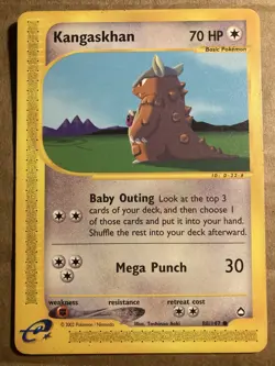 Kangaskhan Pokemon Card Aquapolis 88/147 MP - Image 1