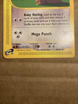 Kangaskhan Pokemon Card Aquapolis 88/147 MP - Image 4