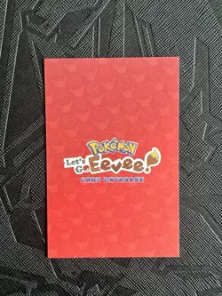 Eevee Gengar Poncho - Pokemon Lets Go Eevee Card Database (Gold Holo Stars) - Image 5