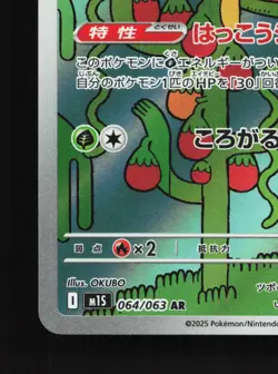 Shuckle 064/063 Mega Symphonia NM Japanese Pokemon Card TCG - Image 4