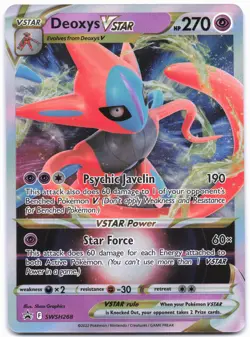 SWSH: Sword & Shield Promo Cards #SWSH268 Deoxys VSTAR - Image 1