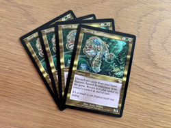 4 Anurid Brushhopper playset / MTG Judgment / LP Condition - Image 1