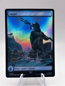 Island 0104 Foil Assassin's Creed ACR MTG LP - Image 1