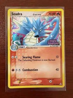 Seadra - 52/110 - Pokemon Holon Phantoms Reverse Holo Rare LP - Image 2