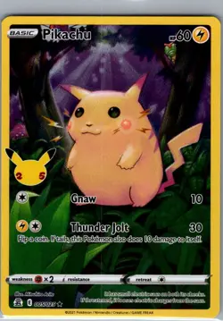Pikachu 005/025 Celebrations - Pokemon Card - NM - Image 1