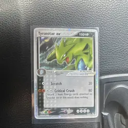 Pokemon Tyranitar ex 017/017 POP Series 1 Holo Ultra Rare 150 HP 2004 English - Image 1