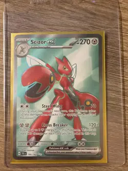 Pokemon Temporal Forces Scizor ex 195/162 Ultra Rare Full Art Never Played - Image 3