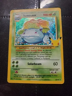 Pokemon TCG Celebrations 25th Anniversary VENASAUR 15/102 - Image 1