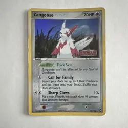Pokemon Zangoose 70HP Rare Reverse Holo Power Keepers 25/108 2007 English - Image 1
