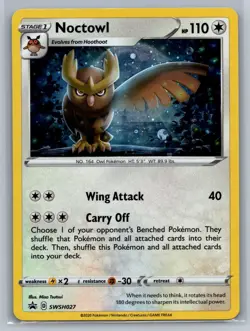 Noctowl (SWSH027) SWSH - Black Star Promo - 2020 - LP - Pokemon TCG - Image 1