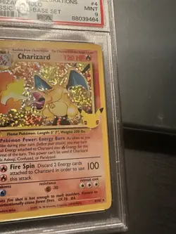 2021 Pokemon Celebrations Classic Collection Charizard 4/102 Holo PSA 9 Mint - Image 4