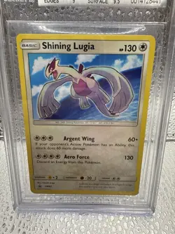 Bgs 9 - 2017 Shining Lugia SM82 Holo Super Premium Collection Promo Pokemon TCG - Image 2