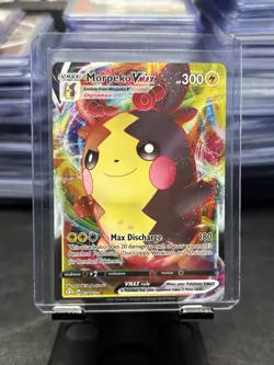 Pokemon TCG Morpeko VMAX Shining Fates Holo Ultra Rare Card 038/072 - Image 1