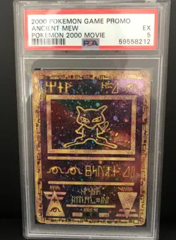 2000 POKEMON GAME MOVIE POKEMON 2000 MOVIE ANCIENT MEW PSA 5 - Image 1