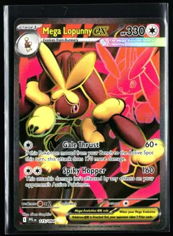 2025 Mega Evolution - Phantasmal Flames Mega Lopunny ex #115 Full Art Pokemon - Image 1