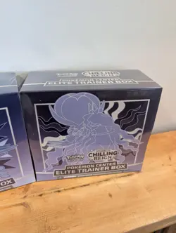 Pokemon Chilling Reign Pokemon Center Elite Trainer Box PC ETB SET PAIR - NM! - Image 2
