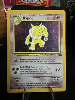 Pokemon Hypno Fossil Holo Rare Unlimited 8/62 1999 90 HP English - Image 1
