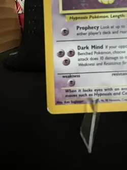 Pokemon Hypno Fossil Holo Rare Unlimited 8/62 1999 90 HP English - Image 5