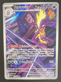 2025 Pokemon Toxtricity 103/094 Phantasmal Flames Illustration Rare NM - Image 1