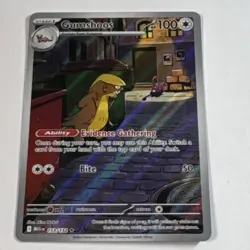 Pokemon Gumshoos Illustration Rare 153/132 Me01: Mega Evolution Holo 100 HP - Image 1