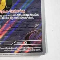 Pokemon Gumshoos Illustration Rare 153/132 Me01: Mega Evolution Holo 100 HP - Image 4