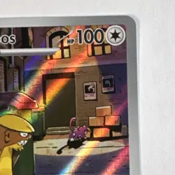 Pokemon Gumshoos Illustration Rare 153/132 Me01: Mega Evolution Holo 100 HP - Image 5